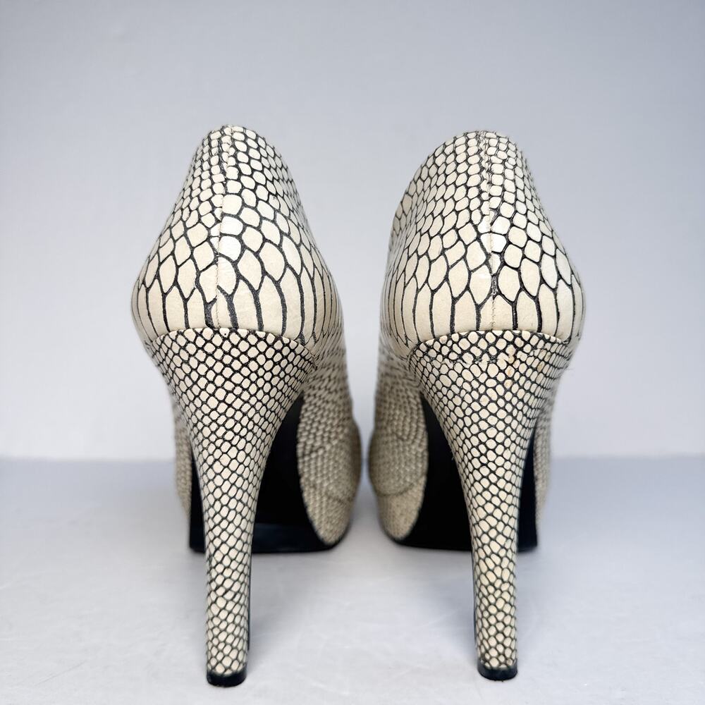 Calvin Klein Karsyn Python Embossed Leather Platf… - image 6